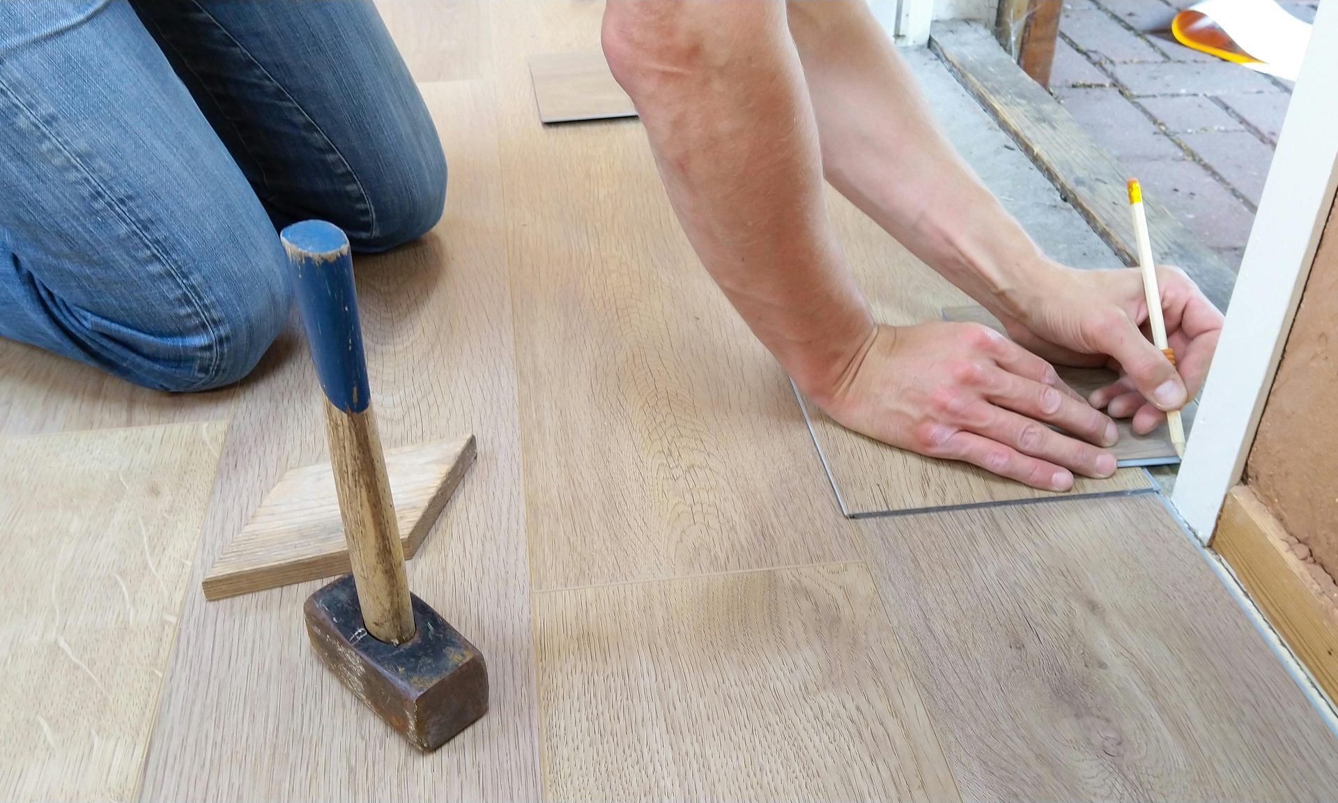 Beautiful hardwood flooring installation